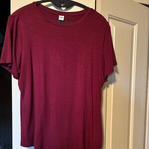 Old Navy Burgundy Short Sleeve T-Shirt